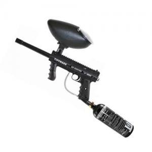 Rental Paintball Gun setup